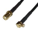 MCX to SMA female LMR100A Patch Cable