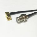 F Female to SMA Male  Antenna Patch Cable Adapter
