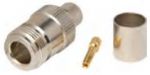N Female coax cable connector for LMR400, LL400 & CLF400 coax.
