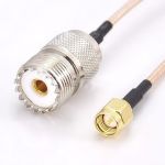 UHF PL295 SO239-Female to SMA-Male Patch Lead
